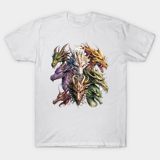 A Thunder of Dragons T-Shirt by YeCurisoityShoppe